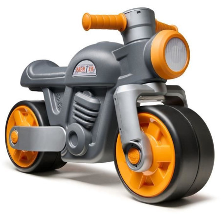 Draisienne Moto&nbsp;Premier - FALK - Avec roues silencieuses - Gris - 75% Plastique Recyclé - 100% Fabriqué en France - Des 12 mois