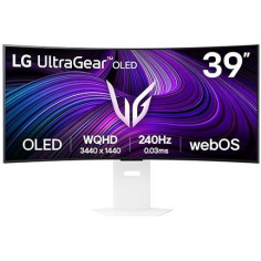 Ecran PC Gamer - LG - 39 - WQHD - 240Hz - Dalle OLED - 0,03ms - Ajustable en hauteur - 39GX90SA-W