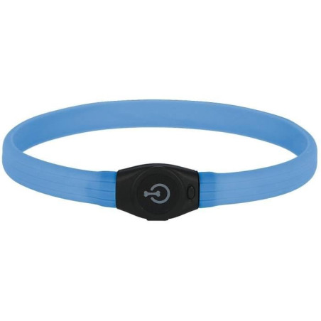 Collier LED - KERBL - Maxi Safe - 65 cm - 10 mm - Bleu