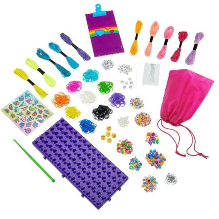 LEXIBOOK CRAZART - Atelier de création de bracelets de l'amitié tout-en-un