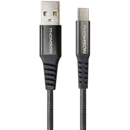 Câble THOMSON USB-A vers USB-C 3A - Charge rapide et transfert de données – Longueur 1,5m