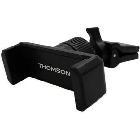 Porte téléphone rotatif THOMSON orientable 360° - Fixation sur la grille d'aération du véhicule grâce a sa pince solide