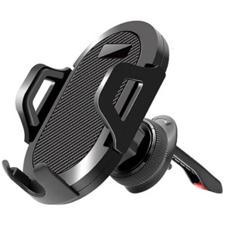 Porte téléphone THOMSON Rotatif a pince 360° - Fixation sur la grille d'aération du véhicule grâce a sa pince solide