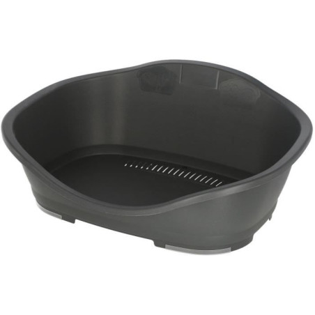 Corbeille en plastique - KERBL - Sleepers - 68,5 x 49 x 27,5 cm - Gris