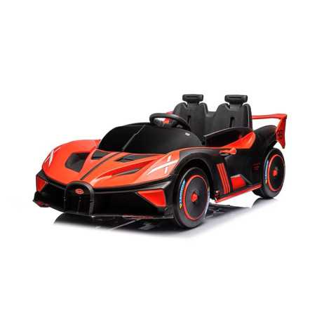 Voiture électrique rouge r/c 2.4g mutlifonction prise USB 135x72x47 cm