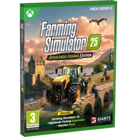 Farming Simulator 25 : Highlands Fishing Edition - Jeu Xbox Series X