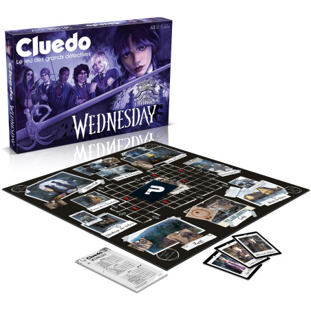 CLUEDO Mercredi - Jeu de société - WINNING MOVES - Des 12 ans