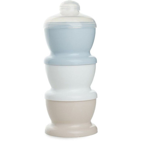 Boîte transport de lait - THERMOBABY - Avec couvercles - Fleur bleue