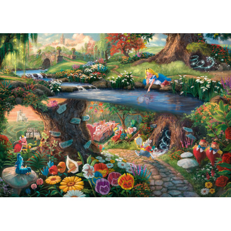 Puzzle - SCHMIDT SPIELE - DISNEY, Alice aux pays des merveilles - 1000 pieces - Des 12 ans