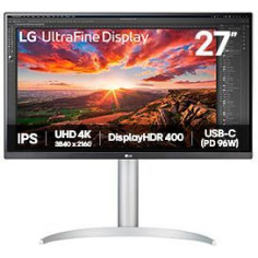 Ecran PC - LG - 27 - 4K UHD - 60Hz - Dalle IPS - Ajustable en hauteur - 7UP850K