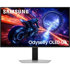 Ecran PC Gamer - SAMSUNG - 27'' - QHD - 500Hz - Dalle QD-OLED - 0,03 ms - Ajustable en hauteur - ODYSSEY OLED G6 - G60SF