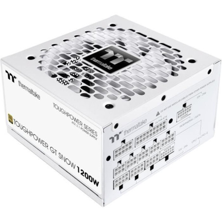 THERMALTAKE - Toughpower GT Snow - Alimentation PC - 1200 W - 80+ Gold - ATX3.1 - Full modulaire - PCI-E 5.1