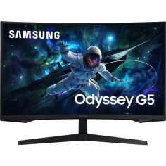 Ecran PC incurvé - SAMSUNG - 27'' - QHD - 165Hz - Dalle VA - 1ms - LS27CG554EUXEN