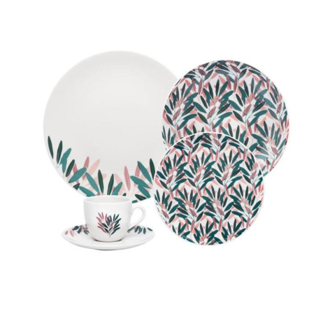 Service à dîner en porcelaine pour 4 personnes OXFORD