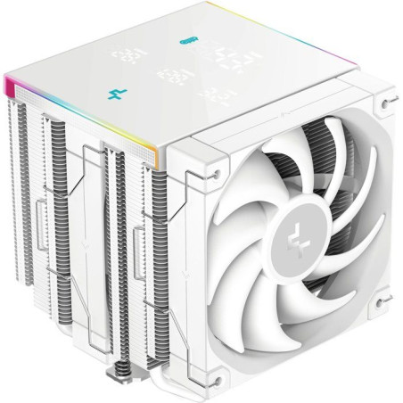 DEEPCOOL - AK620 DIGITAL PRO - R-AK620-WHAPMN-G - Ventirad CPU - 120 mm - Ventilateur PWM - 6 caloducs CTT 2.0 - Blanc