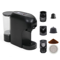 Machine a café multi-capsules 3-en-1 - LIVOO - DOD217N - 1400 W - 7 niveaux d'intensité du café - Noir