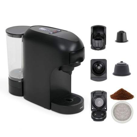 Machine a café multi-capsules 3-en-1 - LIVOO - DOD217N - 1400 W - 7 niveaux d'intensité du café - Noir