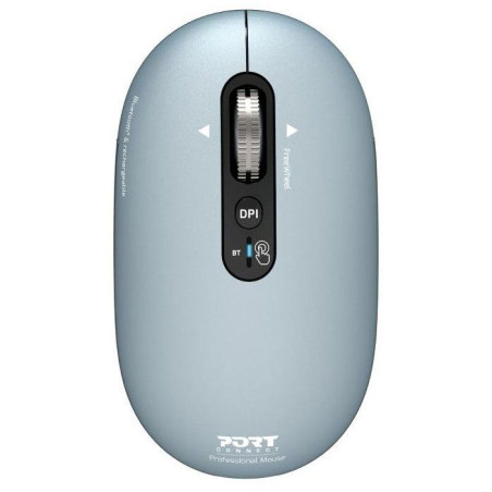 Souris sans fil - PORT Designs - 910500 PURE - Bluetooth - Rechargeable - Bleu sombre