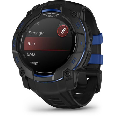 Montre connectée - GARMIN - Instinct 3 - 1,3 - 50 mm - Amoled - Noir/bleu