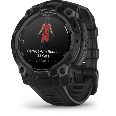 Montre connectée - GARMIN - Instinct 3 - 1,2 - 45 mm - Amoled - Noir