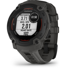 Montre connectée sport - GARMIN - Instinct E - 45 mm - Noir/Gris charbon