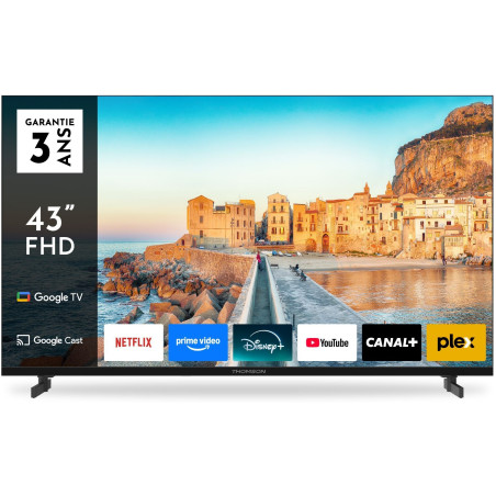 Thomson 43FG2S15 - TV LED 43 (109 cm) - FHD 1920x1080 - Google TV - 3xHDMI - WiFi
