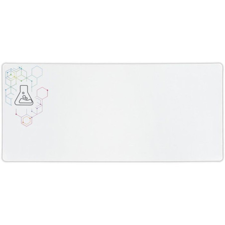 Tapis de Souris XXL - THE G-LAB - PAD SELENIUM - Anti-dérapant - 90 x 40 x 0,4 cm - Blanc