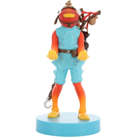 Figurine Fortnite Poiscaille - EXQUISITE GAMING - Cable Guys - Câble USB inclus - Support smartphone ou petit accessoire - 20 c