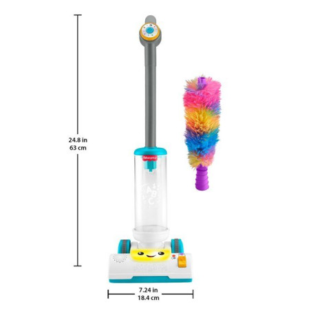 Jouet d'imitation - FISHER PRICE - JMM33 - Aspirateur 2-en-1 - Sons et lumieres - Des 2 ans