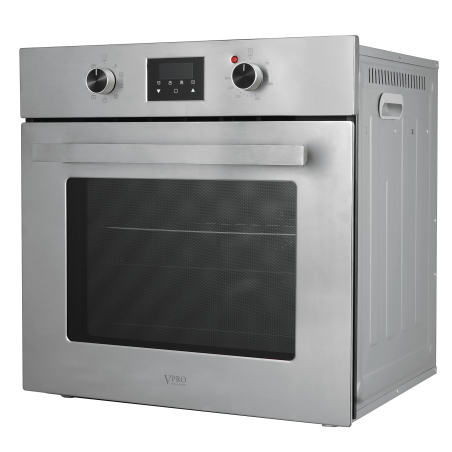 Four Encastrable 70L - Panneau en Acier Inoxydable - Convection - Minuterie Digitale - 2900w