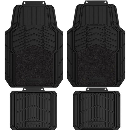 Michelin 4 Tapis Universels Caoutchouc + Moquette