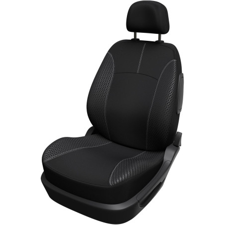 Housse de siege auto - XLCOVER - Compatible Airbags - Noir - Universelle - 3 pieces