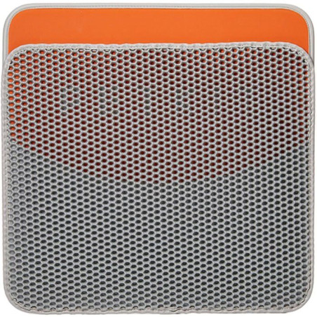 Tapis extérieur - PETKIT - Pour litiere PURAMAX & Pura X - Gris / Orange