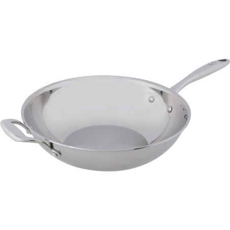 Wok - COSY & TRENDY - CLASSIC - Acier inoxydable - Ø30 cm - Tous feux dont induction