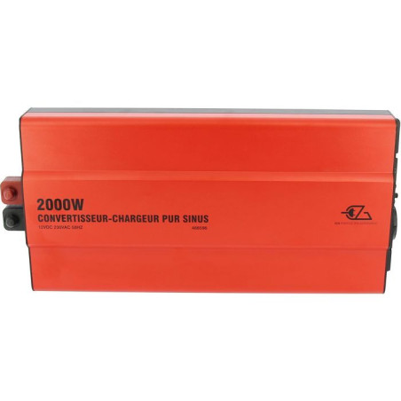 Convertisseur-chargeur - EZA - Pur Sinus 2000 W - Onde sinusoidale pure - Chargeur 40 A - MPS automatique - Commande déportée