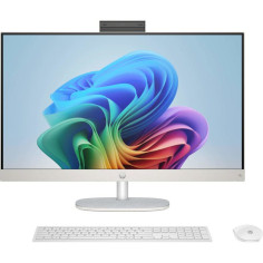 PC Tout-en-un HP 24-cr0090nf - Windows 11 - 23,8 FHD IPS - Ryzen 5 7520U - RAM 16Go - 512Go SSD - Clavier et souris sans fil