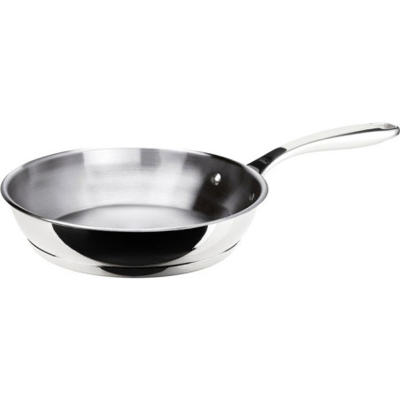 Poele - INOXIBAR - Ø 20 cm - Manche ergonomique - Tous feux dont induction - Inox