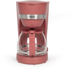 Cafetiere électrique - LIVOO - DOD200RC - 750 W - 1,25 L - 10 a 12 tasses - Rouge chili