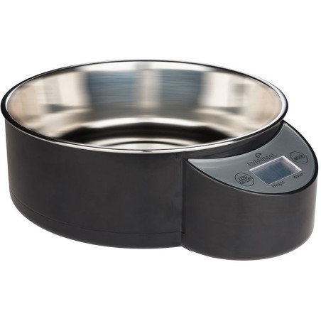 Gamelle avec balance integrée - EYENIMAL - INTELLIGENT PET BOWL - XL - 1,8 L - Noir