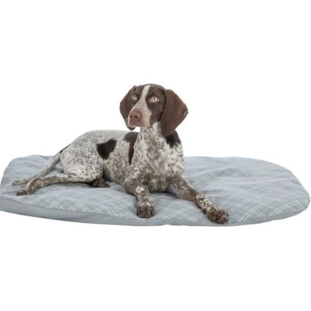 Matelas - TRIXIE - Farello - Peluche / Tissu - 60 x 50 cm- Blanc / Gris