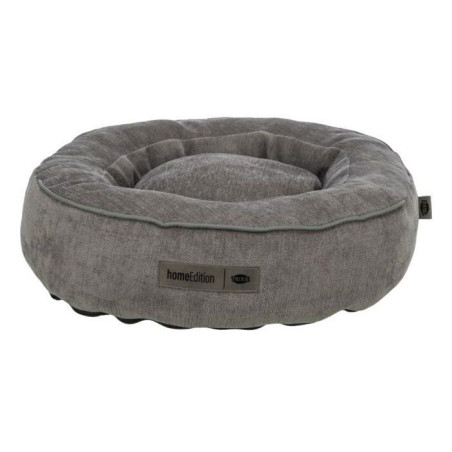 Panier pour chien - TRIXIE - VITAL LENNOX - Tissu chenille - Ø 60 cm - Gris