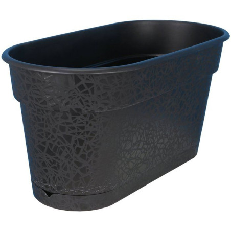 Jardiniere - RIVIERA - Terea - L 60 cm - Noir