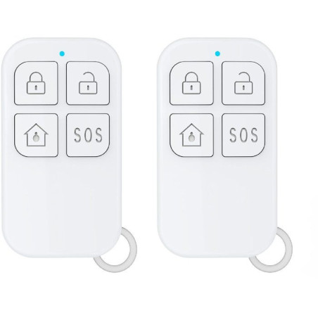 Lot de 2 télécommandes supplémentaires - KYF - Pour KYF-ALARM-012