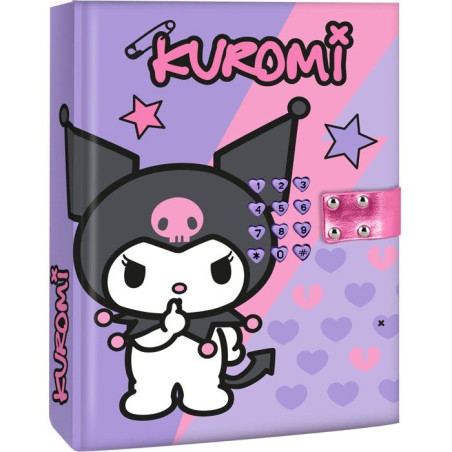 Journal intime Kuromi verrouillable a code et effet sonore