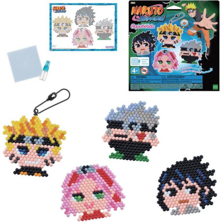 Le kit porte-clés Naruto - Aquabeads - 35118