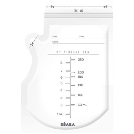 50 Sachets de conservation pour lait maternel - BEABA - 250 ml