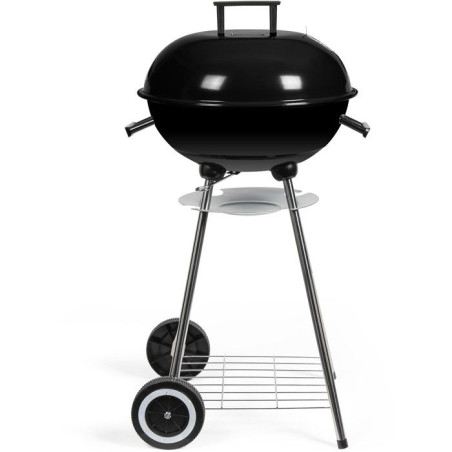 Barbecue a charbon - LIVOO - DOC172N - Surface de cuisson Ø 41 cm - Grille en acier chromé - Cuve et couvercle en acier émaillé