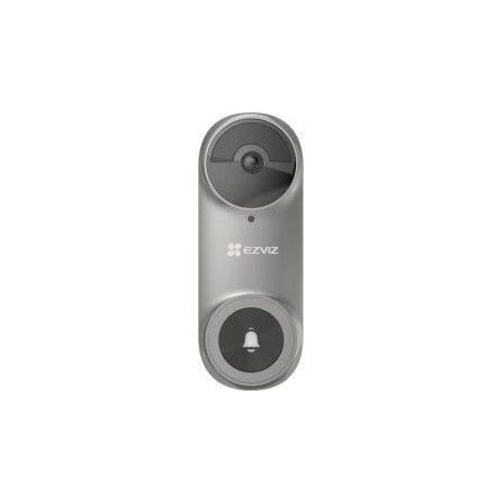 Sonnette vidéo connectée - EZVIZ - DB2 5PM PRO 3K - Sur batterie - Gris