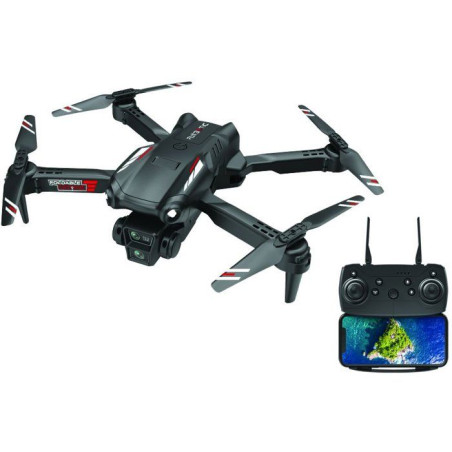 Drone pliable - FLYBOTIC - Wifi - Avec caméra - Vol stationnaire - 2 batteries incluses - Des 14 ans