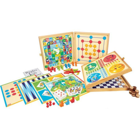 Coffret de jeux classiques - JEUJURA - 150 regles - Des 3 ans